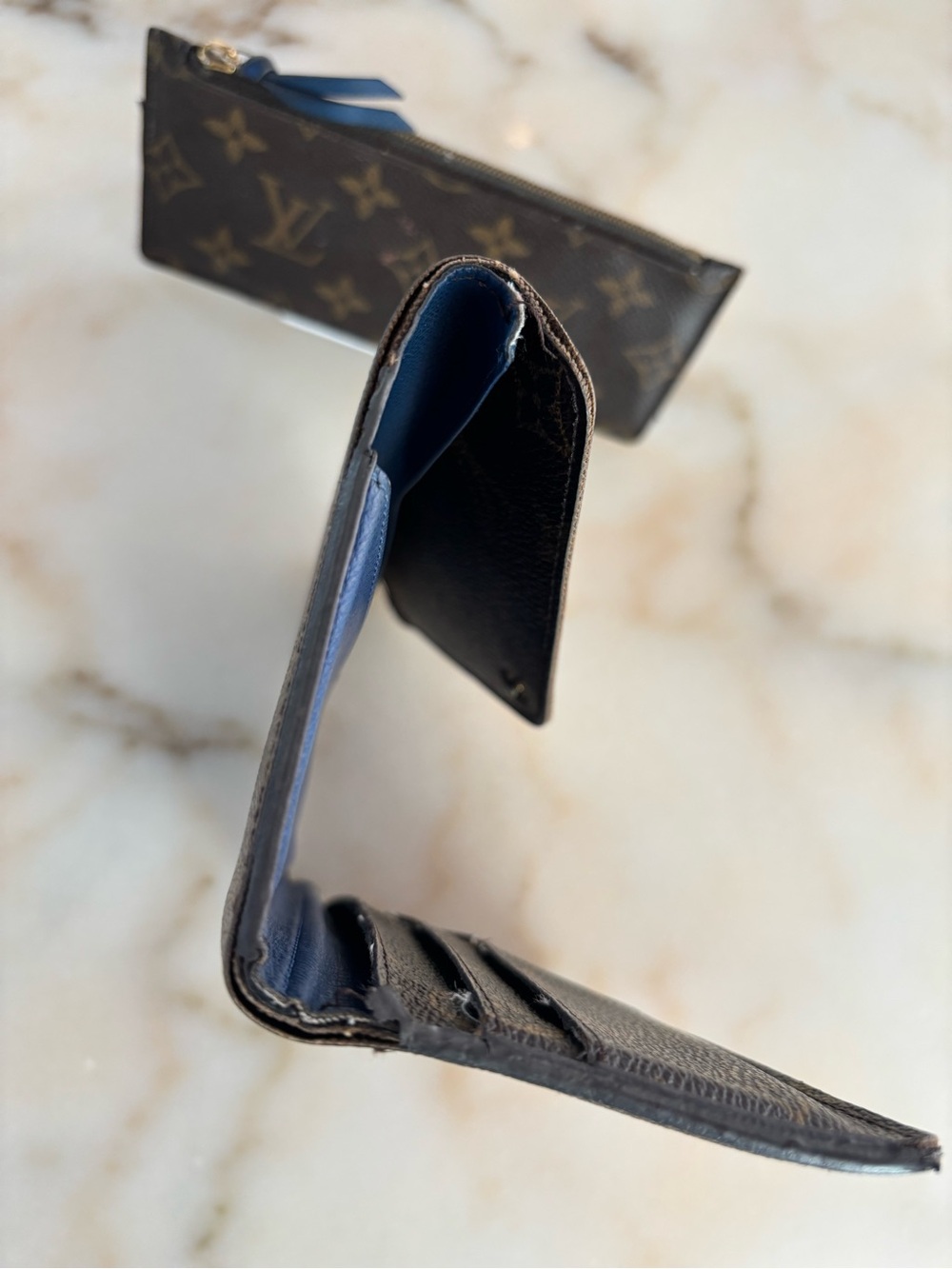 Louis Vuitton Monogram Canvas Envelope Wallet in Brown - Picture 8 of 9